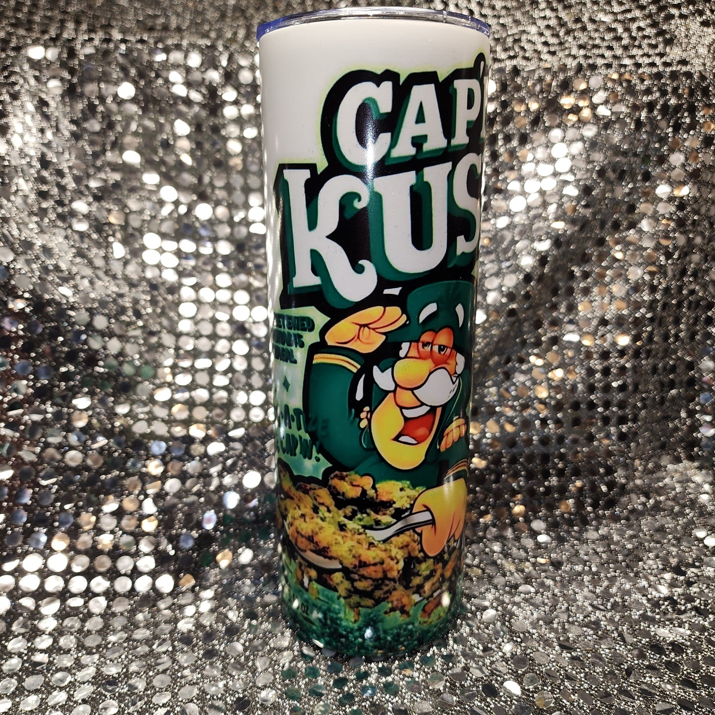 Cap'n Kush Glow in the dark Hookah Tumbler