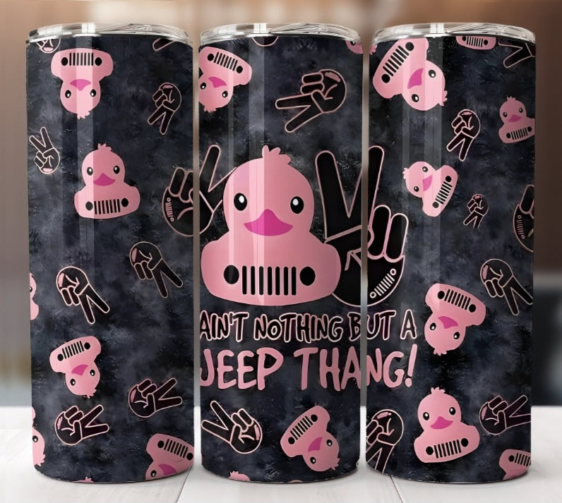 Pink Jeep Thang 20oz Tumbler